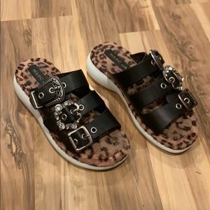 MARC JACOBS Emerson calf-leather leopard sandal